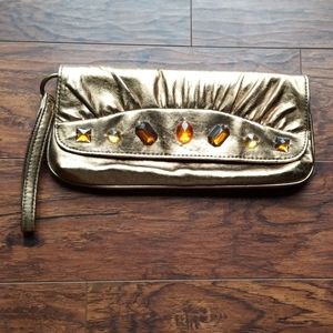 Bronze Clutch bag